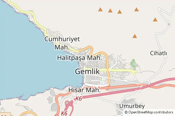 Karte Gemlik