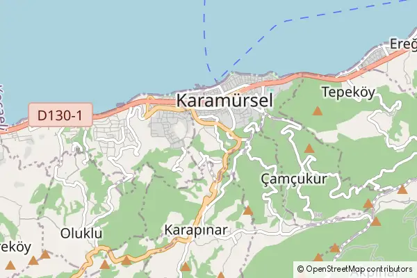 Karte Karamürsel