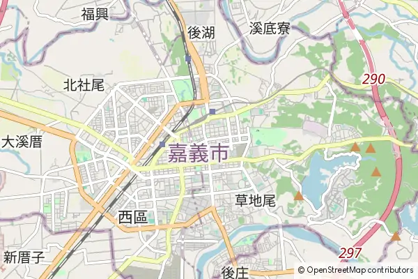 Karte Chiayi