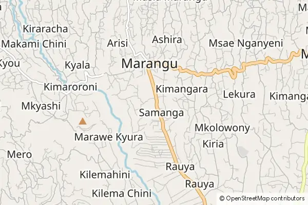 Karte Marangu