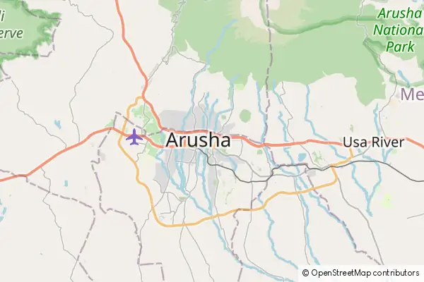 Karte Arusha