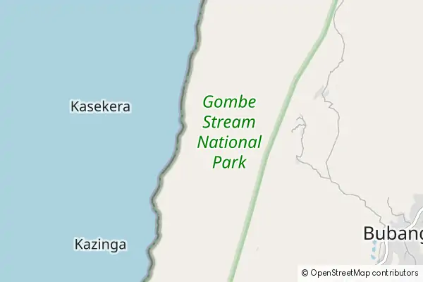 Karte Gombe Nationalpark