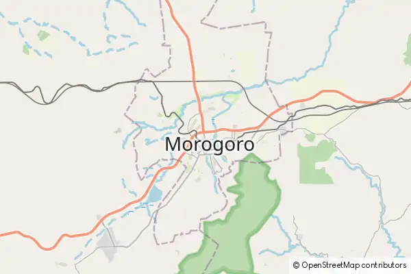 Karte: Morogoro • © OpenStreetMap contributors Karte Morogoro