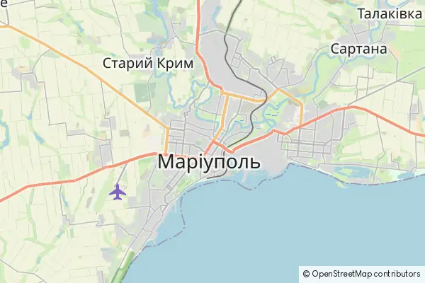 Karte Mariupol