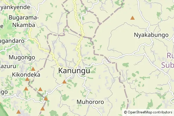 Karte Kanungu