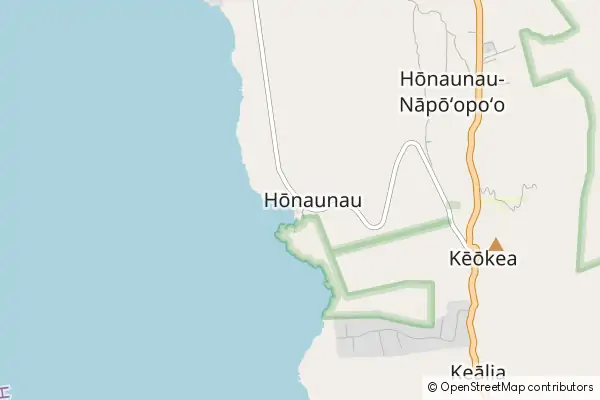 Karte Hōnaunau