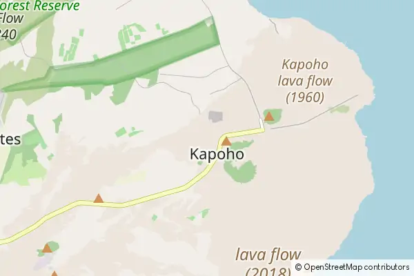 Karte Kapoho