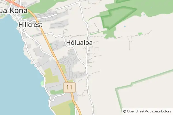 Karte Hōlualoa
