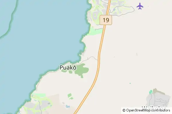 Karte Puako