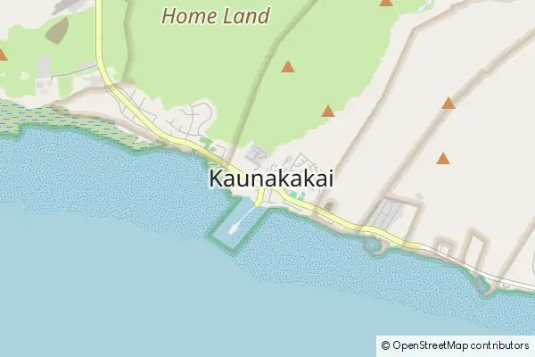 Karte Kaunakakai