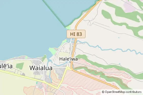 Karte Haleiwa