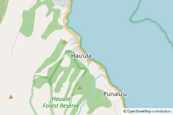 Karte Hauula