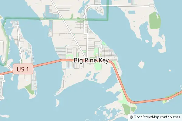 Karte Big Pine Key