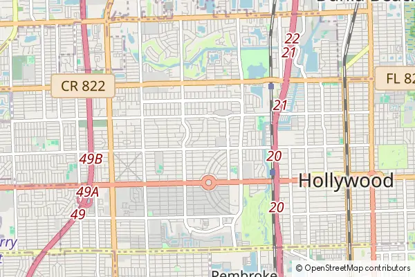 Karte West Hollywood