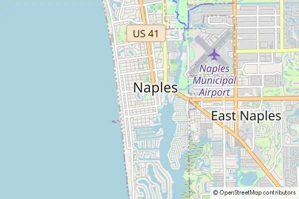 Karte Naples (Florida)