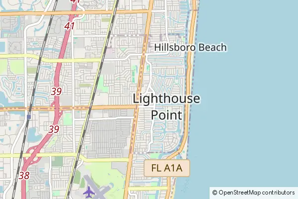 Karte: Lighthouse Point • © OpenStreetMap contributors Karte Lighthouse Point