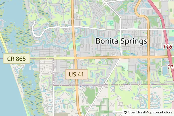 Karte Bonita Springs