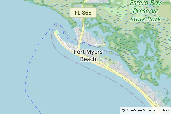 Karte Fort Myers Beach
