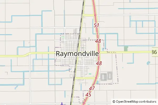 Karte Raymondville