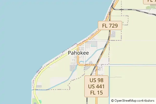 Karte Pahokee