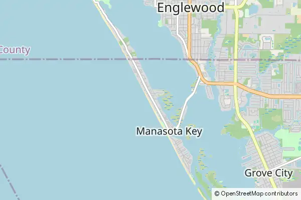 Karte Manasota Key