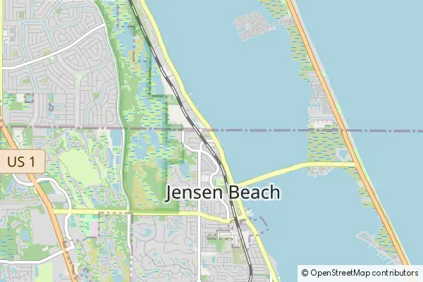 Karte Jensen Beach