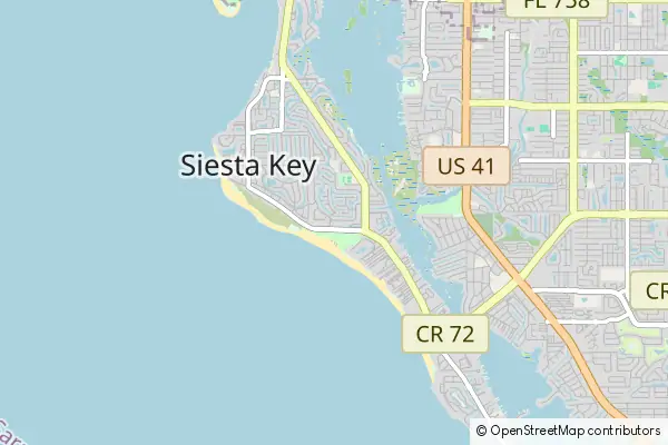 Karte Siesta Key