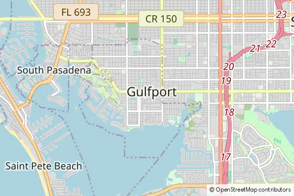 Karte Gulfport
