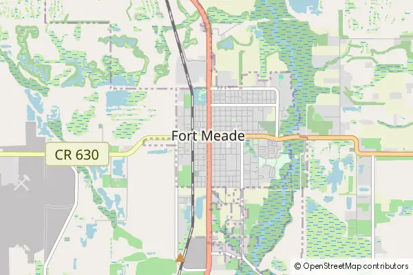 Karte Fort Meade