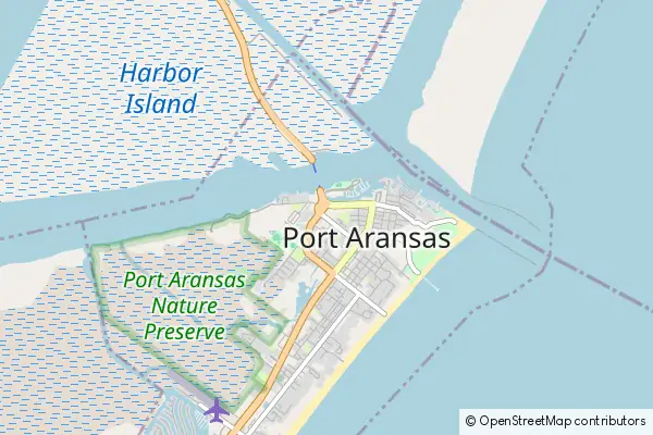 Karte Port Aransas