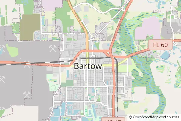 Karte Bartow