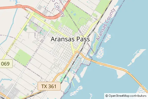 Karte Aransas Pass