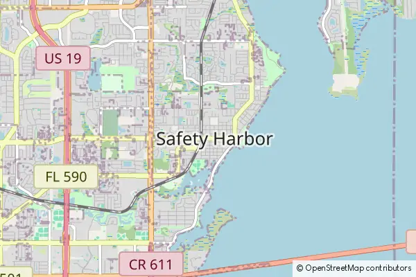 Karte Safety Harbor