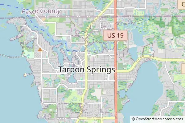 Karte Tarpon Springs