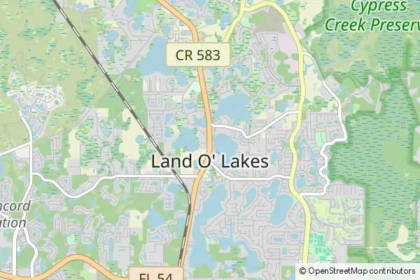 Karte Land O Lakes