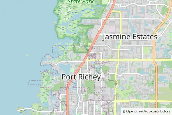 Karte Port Richey