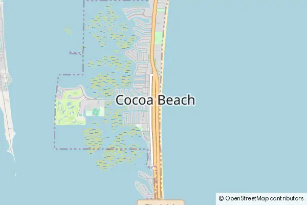 Karte Cocoa Beach