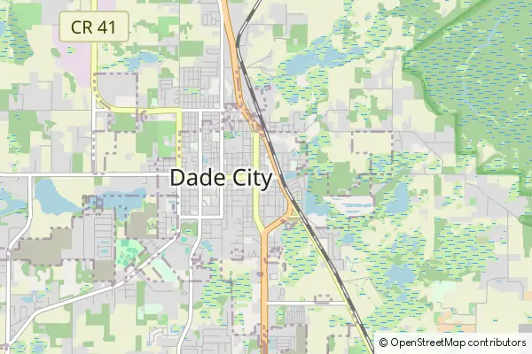 Karte Dade City