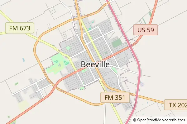 Karte Beeville