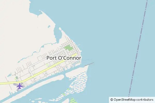 Karte Port O'Connor