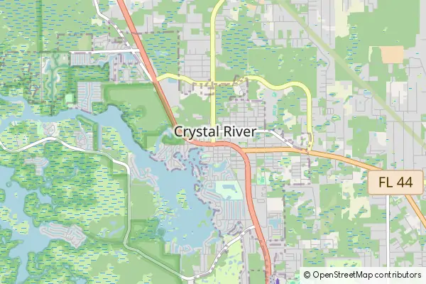 Karte Crystal River