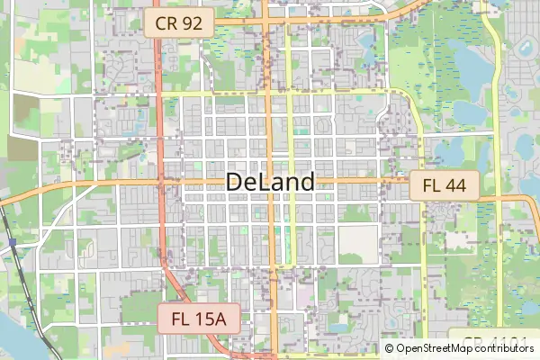 Karte DeLand