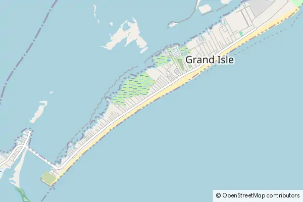 Karte Grand Isle