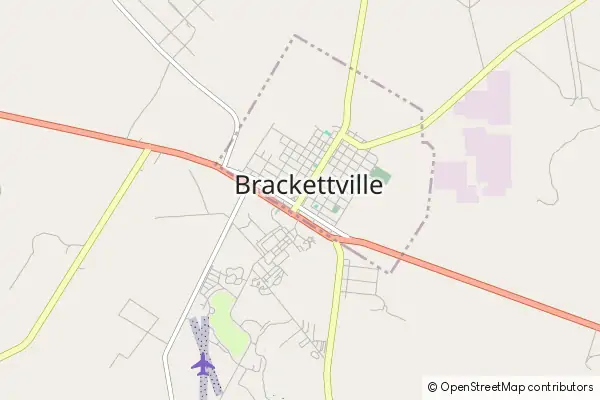 Karte Brackettville