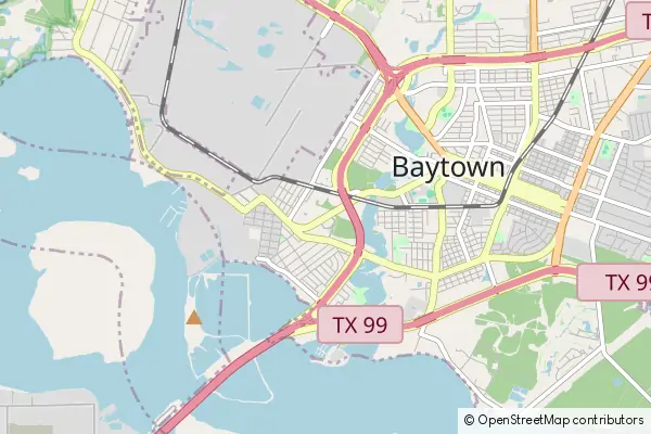 Karte Baytown