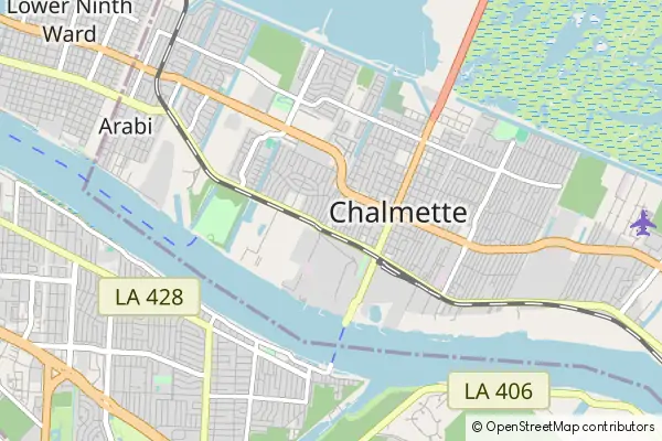 Karte Chalmette