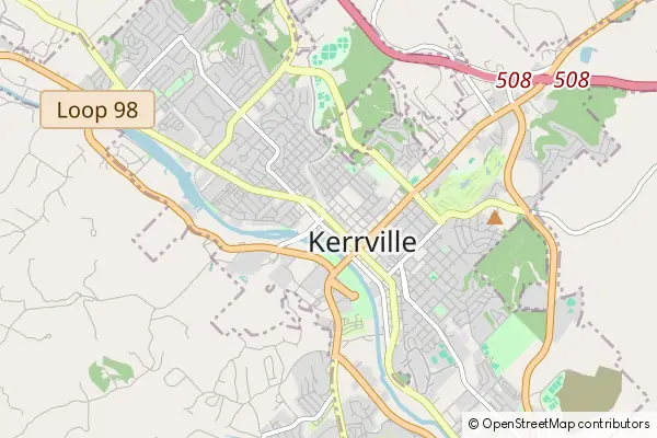 Karte Kerrville