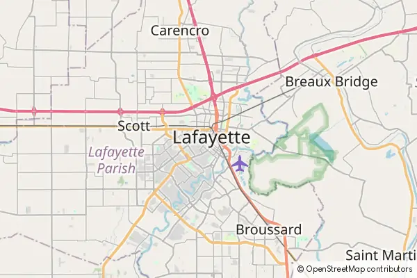 Karte Lafayette