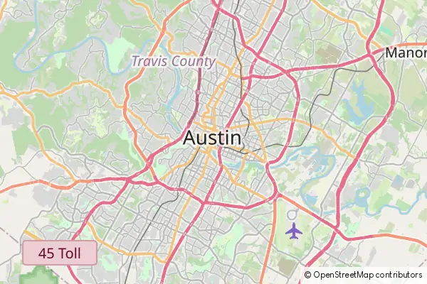 Karte: Austin • © OpenStreetMap contributors Karte Austin