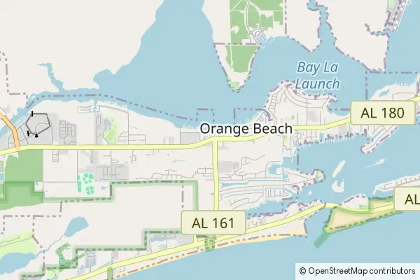 Karte Orange Beach